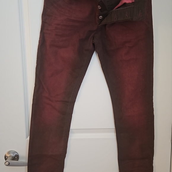 Diesel jeans red/maroon size 32,new - Picture 3 of 3